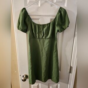 Lily Rose Olive Green Dress